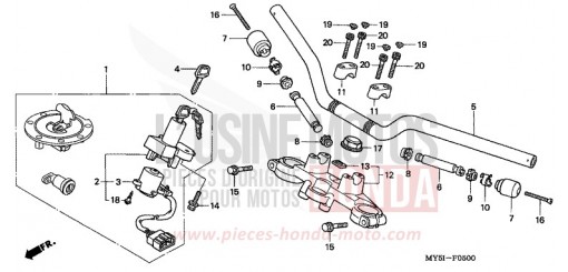 ROHRGRIFF/OBERE BRUECKE (CB500) CB5002 de 2002